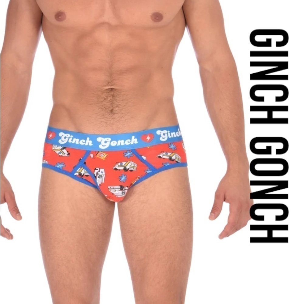 Ginch Gonch Underwear Men's Size Large EMT‎ Print NWT